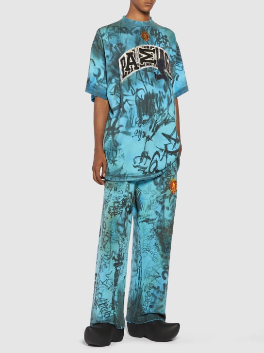 LuisaViaRoma BalenciagaT-shirt Skater In Cotone Effetto Vintage