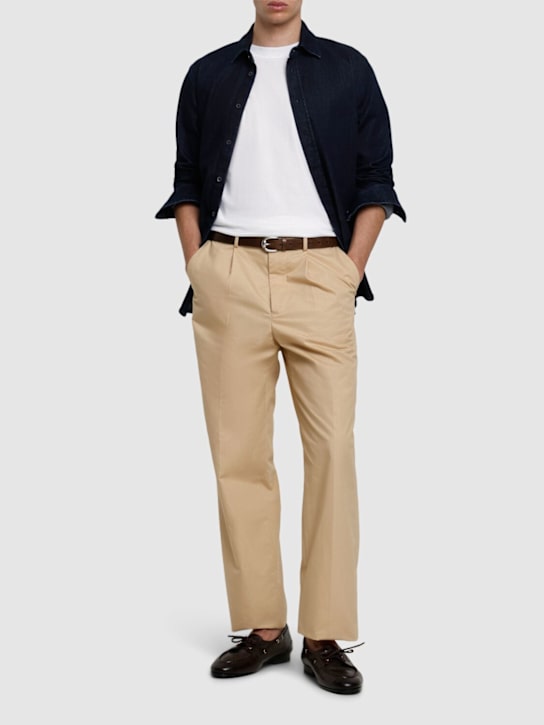 LuisaViaRoma BallyPantaloni In Misto Cotone Con Pinces