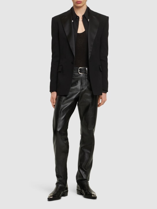 LuisaViaRoma BalmainGiacca Doppiopetto In Crepe Di Lana