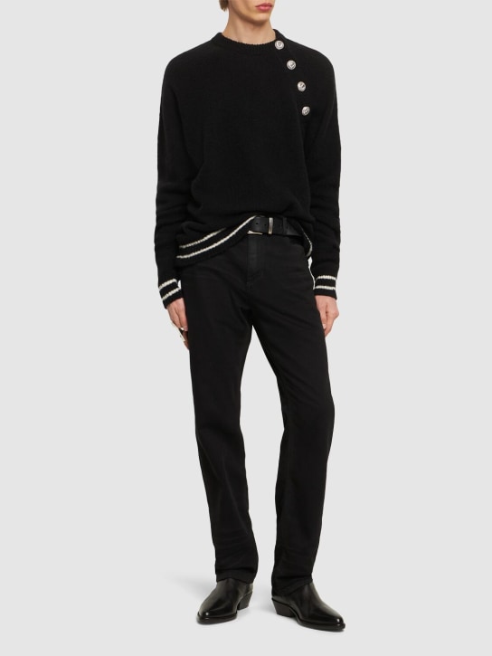 LuisaViaRoma BalmainPantaloni Regular Fit In Denim Di Cotone
