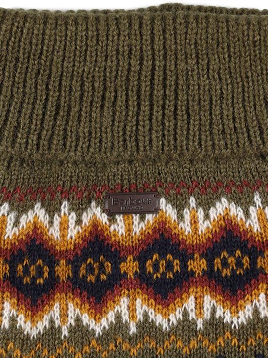 LuisaViaRoma BARBOURMaglia Per Cani Fair Isle In Techno