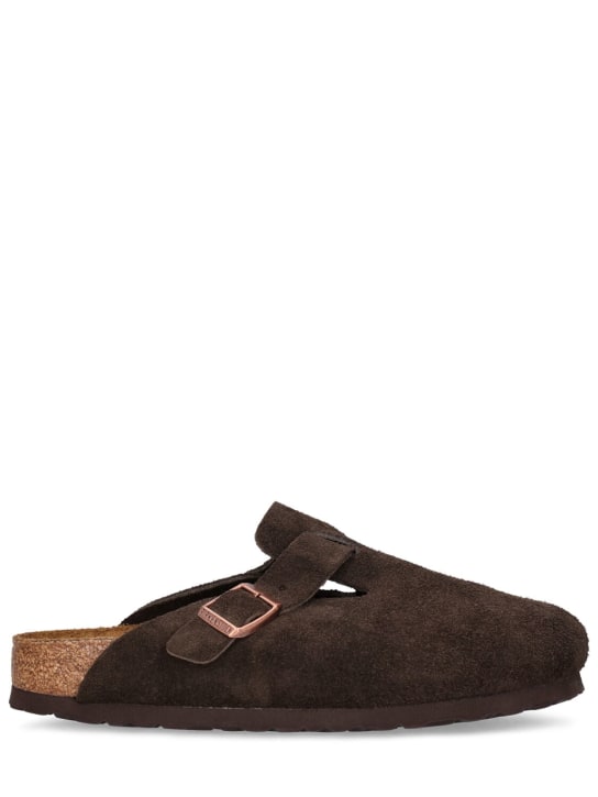 LuisaViaRoma BIRKENSTOCKMules Boston in camoscio morbido