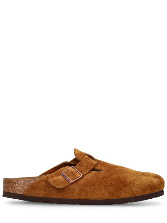 LuisaViaRoma BIRKENSTOCKMules Boston SFB in camoscio