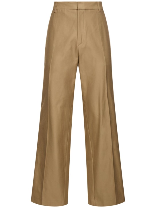 LuisaViaRoma BluemarblePantaloni in grosgrain di cotone