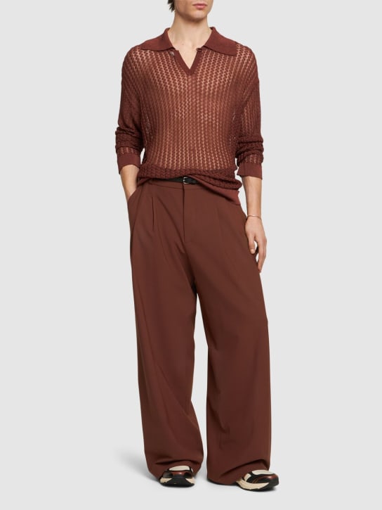 LuisaViaRoma BonsaiPolo Oversize In Maglia Di Viscosa E Nylon