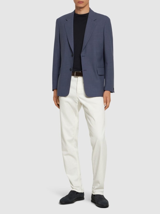 LuisaViaRoma BossBlazer In Misto Lana Monopetto Cris