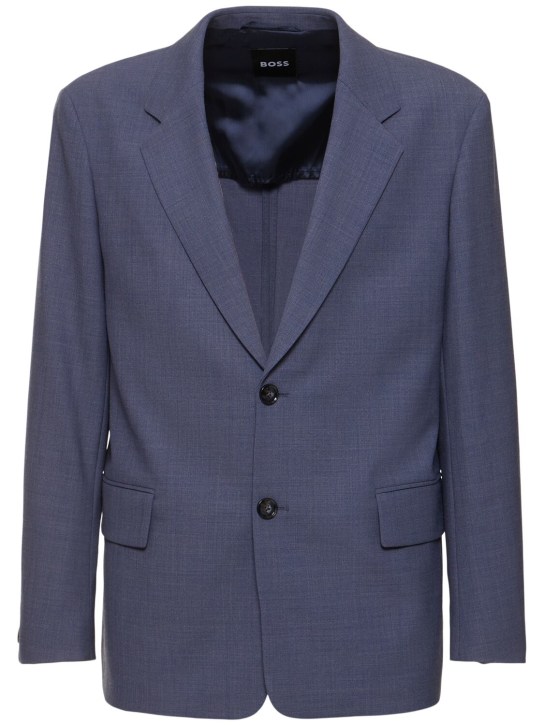 LuisaViaRoma BossBlazer in misto lana monopetto Cris