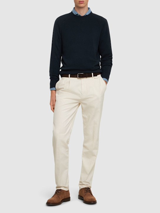 LuisaViaRoma BossMaglia Girocollo Emalvo In Cashmere