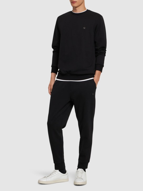 LuisaViaRoma BossPantaloni Locsin In Felpa Di Cotone Stretch
