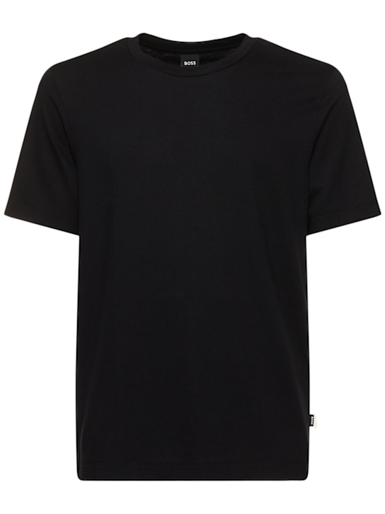 LuisaViaRoma BossT-shirt Thompson in cotone e lyocell
