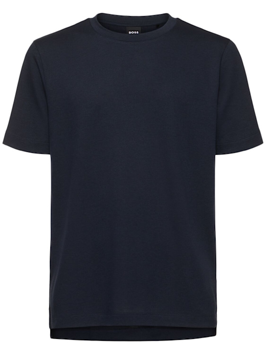 LuisaViaRoma BossT-shirt Thompson in cotone e lyocell
