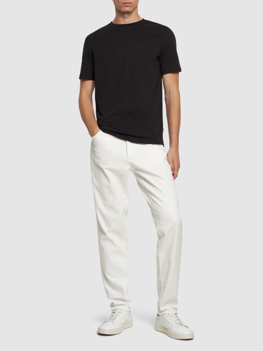 LuisaViaRoma BossT-shirt Thompson In Jersey Di Cotone / Logo