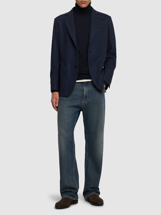 LuisaViaRoma BrioniBlazer In Cashmere E Jersey Di Cotone