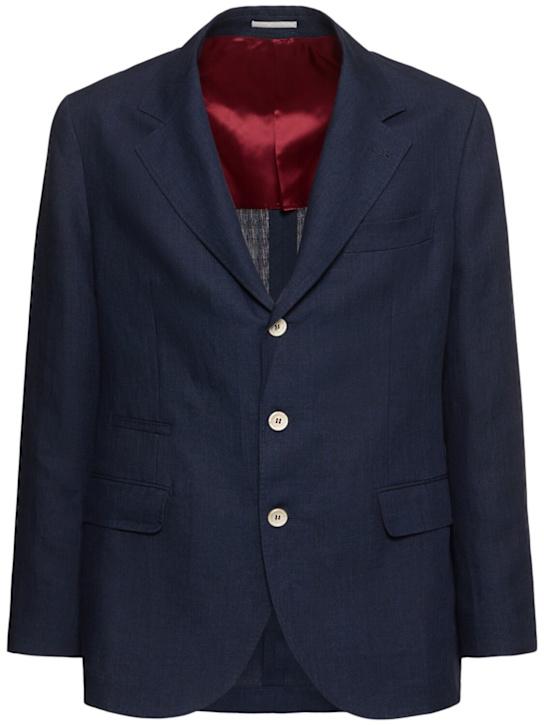 LuisaViaRoma Brunello CucinelliBlazer destrutturato in lino