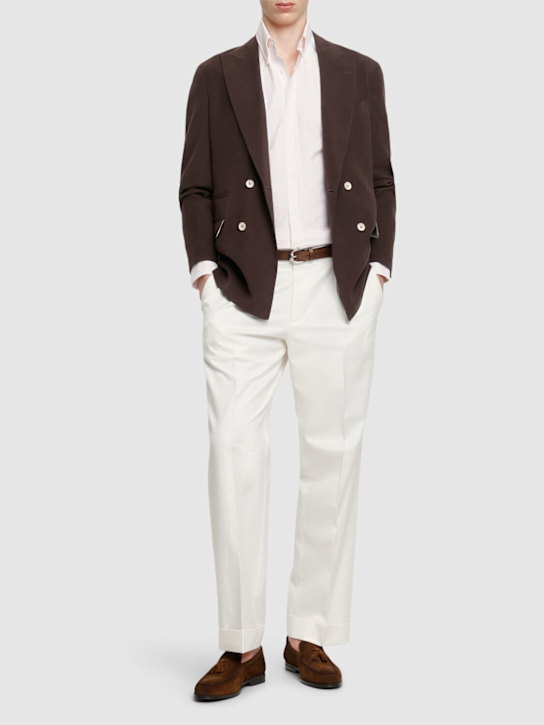 LuisaViaRoma Brunello CucinelliCamicia Button Down In Cotone A Righe