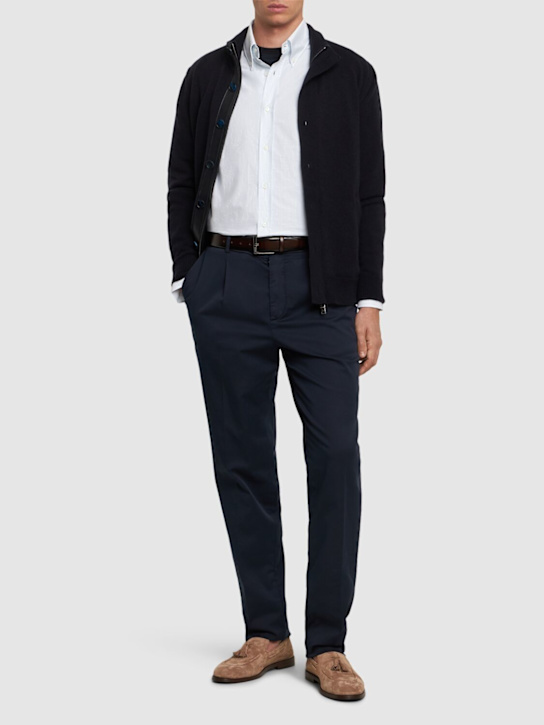 LuisaViaRoma Brunello CucinelliCamicia Button Down In Cotone A Righe