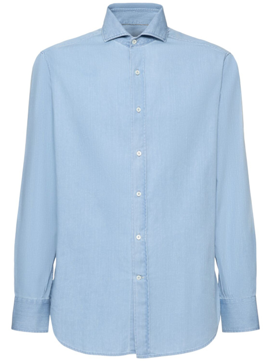 LuisaViaRoma Brunello CucinelliCamicia in denim di cotone