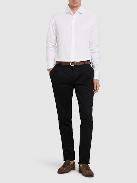 LuisaViaRoma Brunello CucinelliCamicia In Jersey Di Cotone