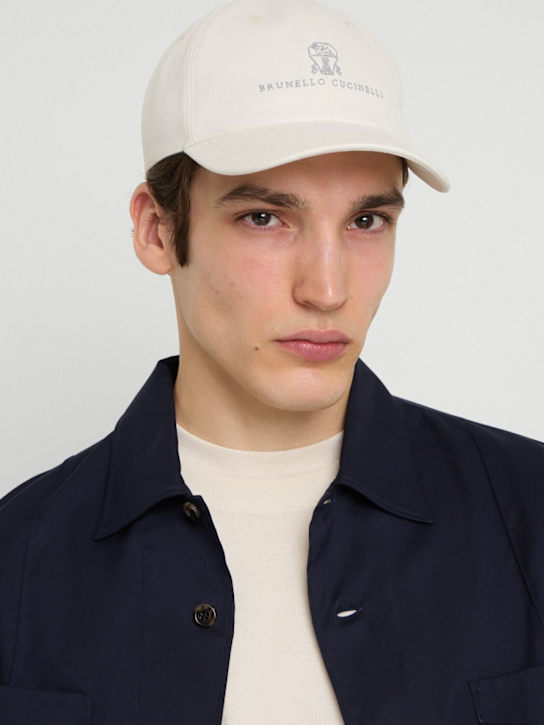 LuisaViaRoma Brunello CucinelliCappello In Cotone Con Logo