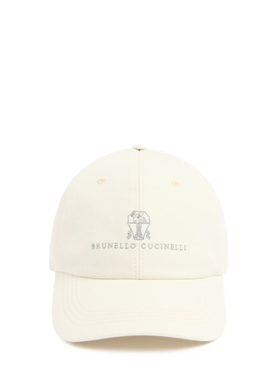 LuisaViaRoma Brunello CucinelliCappello in cotone con logo