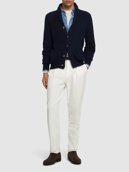 LuisaViaRoma Brunello CucinelliCardigan In Maglia Di Cotone