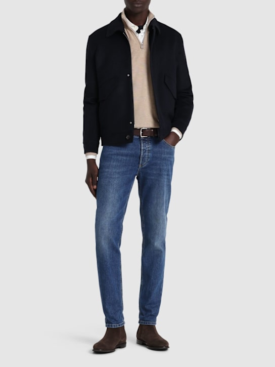 LuisaViaRoma Brunello CucinelliJeans In Denim Di Cotone Stonewashed
