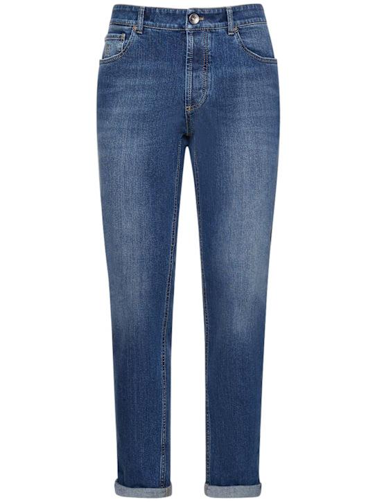 LuisaViaRoma Brunello CucinelliJeans in denim di cotone stonewashed