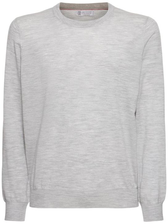 LuisaViaRoma Brunello CucinelliMaglia girocollo in lana e cashmere