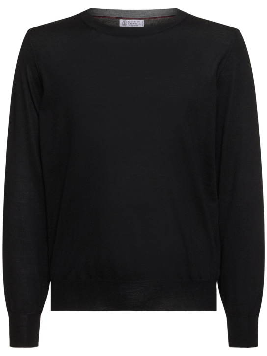 LuisaViaRoma Brunello CucinelliMaglia girocollo in lana e cashmere