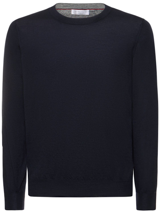 LuisaViaRoma Brunello CucinelliMaglia girocollo in lana e cashmere