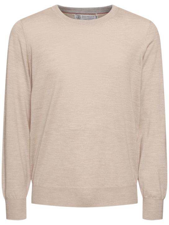 LuisaViaRoma Brunello CucinelliMaglia girocollo in lana e cashmere