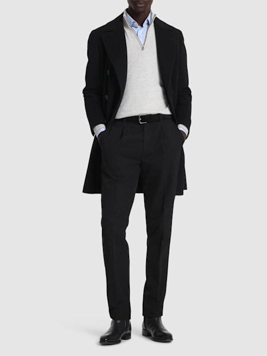 LuisaViaRoma Brunello CucinelliPantaloni Dritti In Gabardina Di Cotone