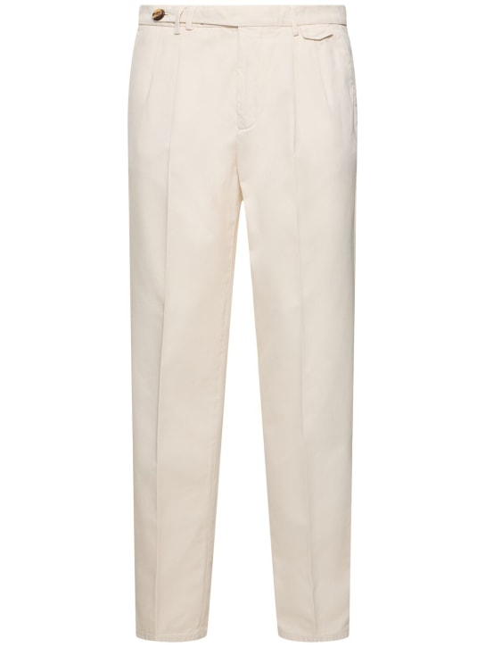 LuisaViaRoma Brunello CucinelliPantaloni in gabardina di cotone
