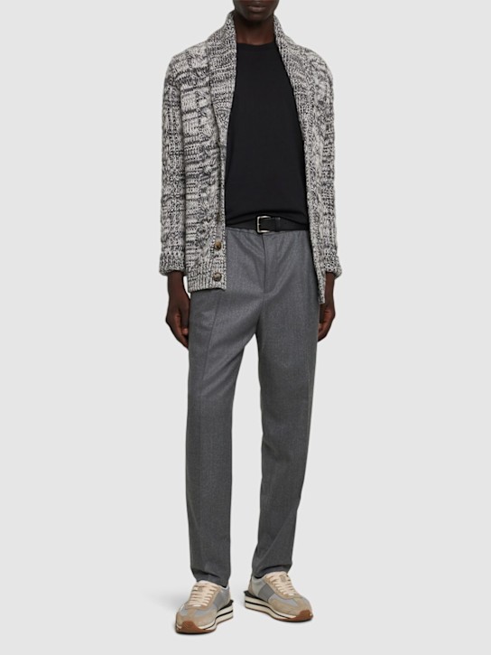 LuisaViaRoma Brunello CucinelliPantaloni Jogger In Flanella Di Lana