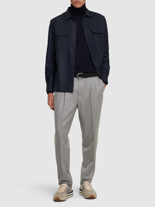 LuisaViaRoma Brunello CucinelliPantaloni Jogger In Flanella Di Lana