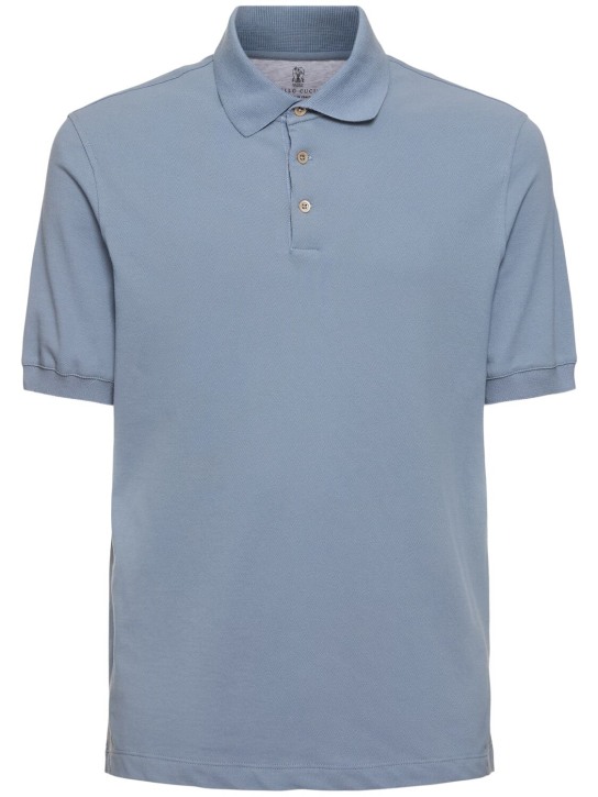 LuisaViaRoma Brunello CucinelliPolo in cotone piqué