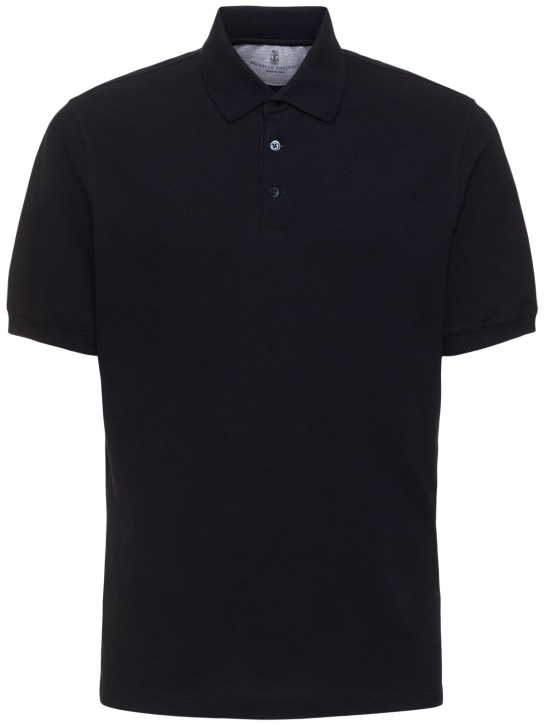 LuisaViaRoma Brunello CucinelliPolo in cotone piqué