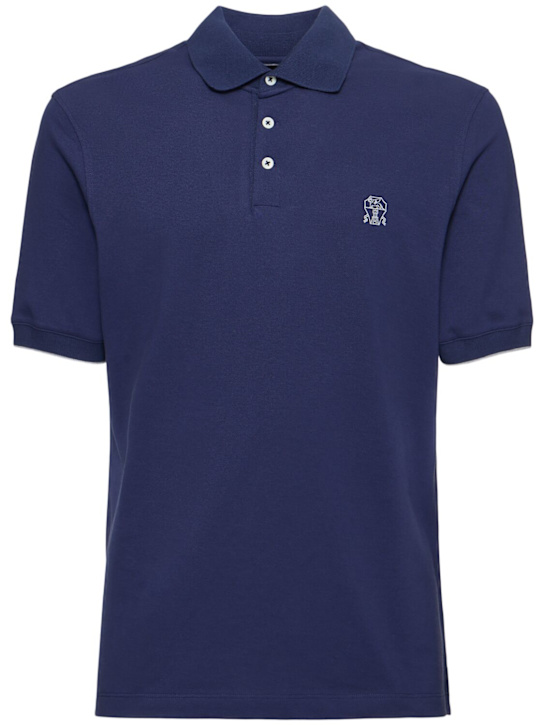 LuisaViaRoma Brunello CucinelliPolo in cotone piqué