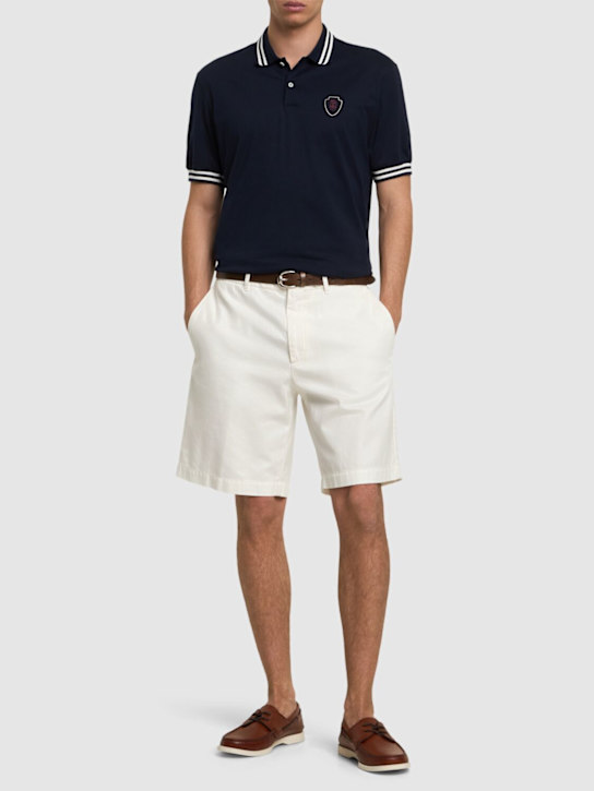 LuisaViaRoma Brunello CucinelliPolo In Jersey Di Cotone