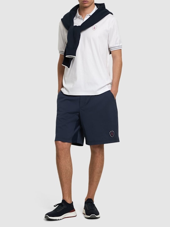 LuisaViaRoma Brunello CucinelliPolo In Jersey Di Cotone