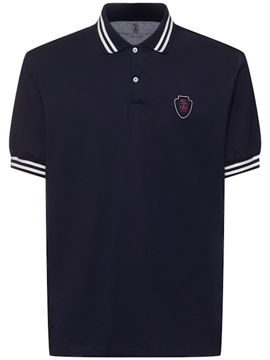 LuisaViaRoma Brunello CucinelliPolo in jersey di cotone
