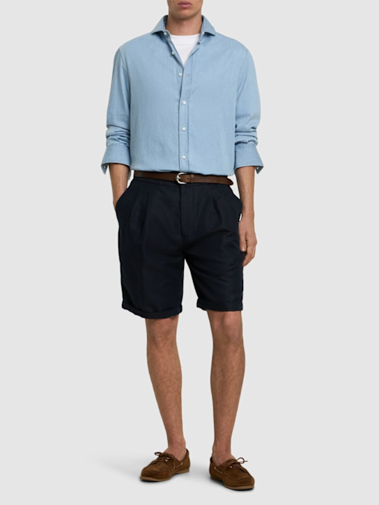 LuisaViaRoma Brunello CucinelliShorts In Cotone E Lino