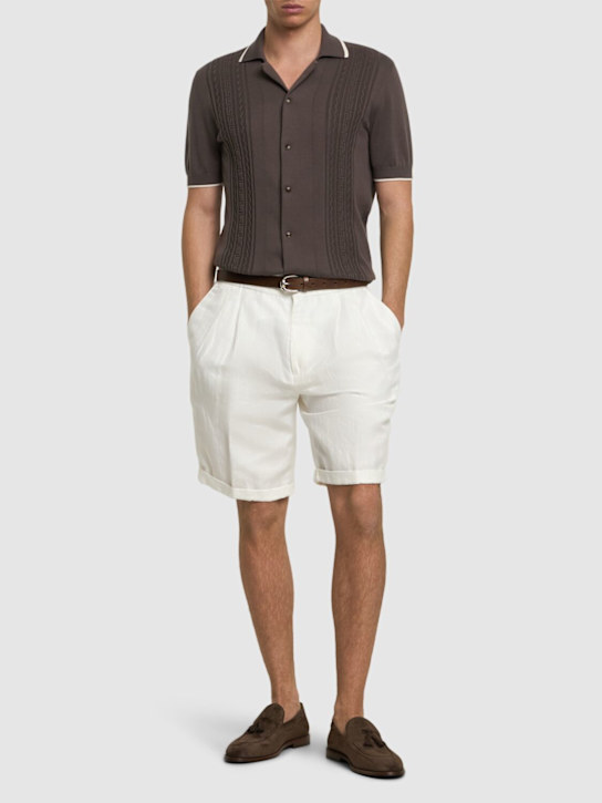LuisaViaRoma Brunello CucinelliShorts In Cotone E Lino