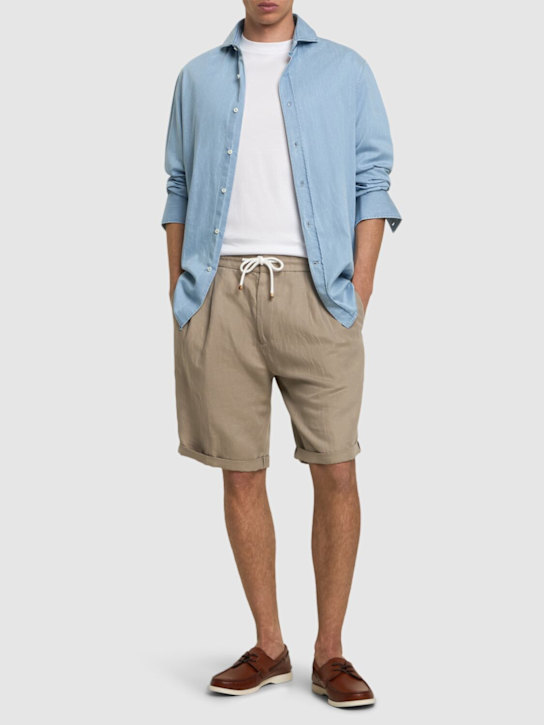 LuisaViaRoma Brunello CucinelliShorts In Cotone E Lino