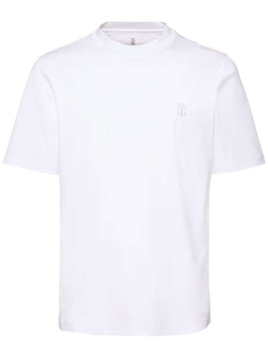 LuisaViaRoma Brunello CucinelliT-shirt in jersey di cotone