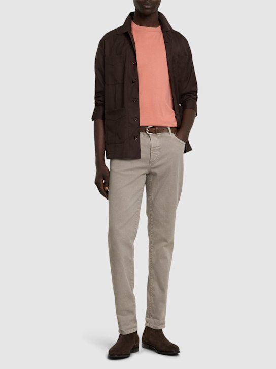 LuisaViaRoma Brunello CucinelliT-shirt In Jersey Di Cotone