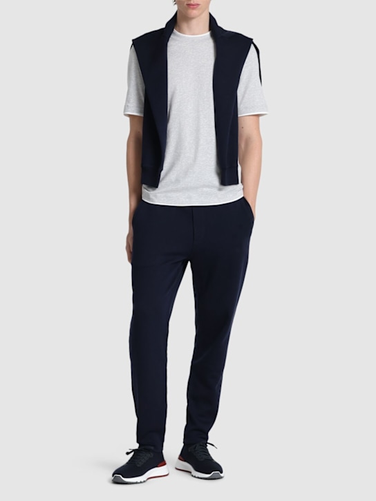 LuisaViaRoma Brunello CucinelliT-shirt In Jersey Di Cotone