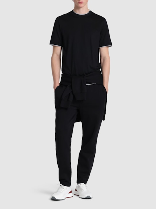LuisaViaRoma Brunello CucinelliT-shirt In Jersey Di Cotone