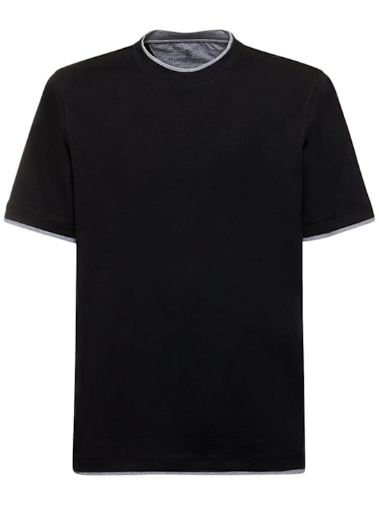 LuisaViaRoma Brunello CucinelliT-shirt in jersey di cotone
