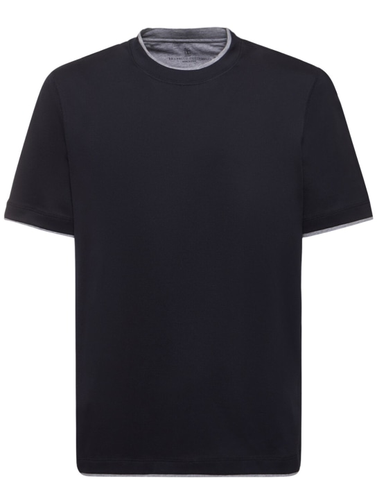 LuisaViaRoma Brunello CucinelliT-shirt in jersey di cotone